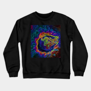 Black Panther Art - Glowing Edges 125 Crewneck Sweatshirt